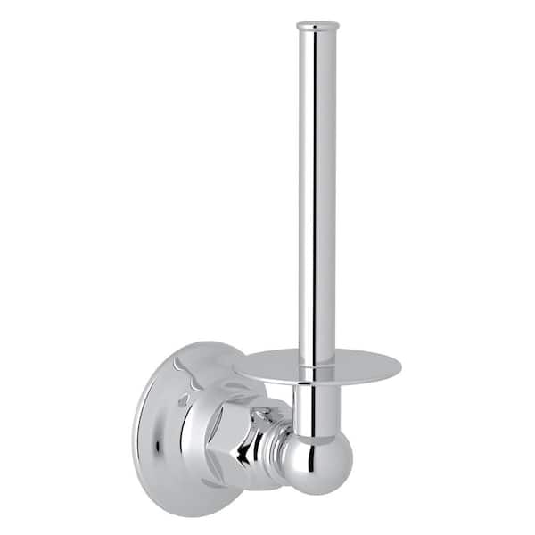 Wall Mounted Toilet Paper Holder in Polished Chrome