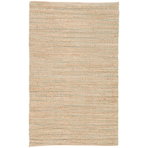 Natural Almond Buff 3 ft. x 4 ft. Stripe Area Rug