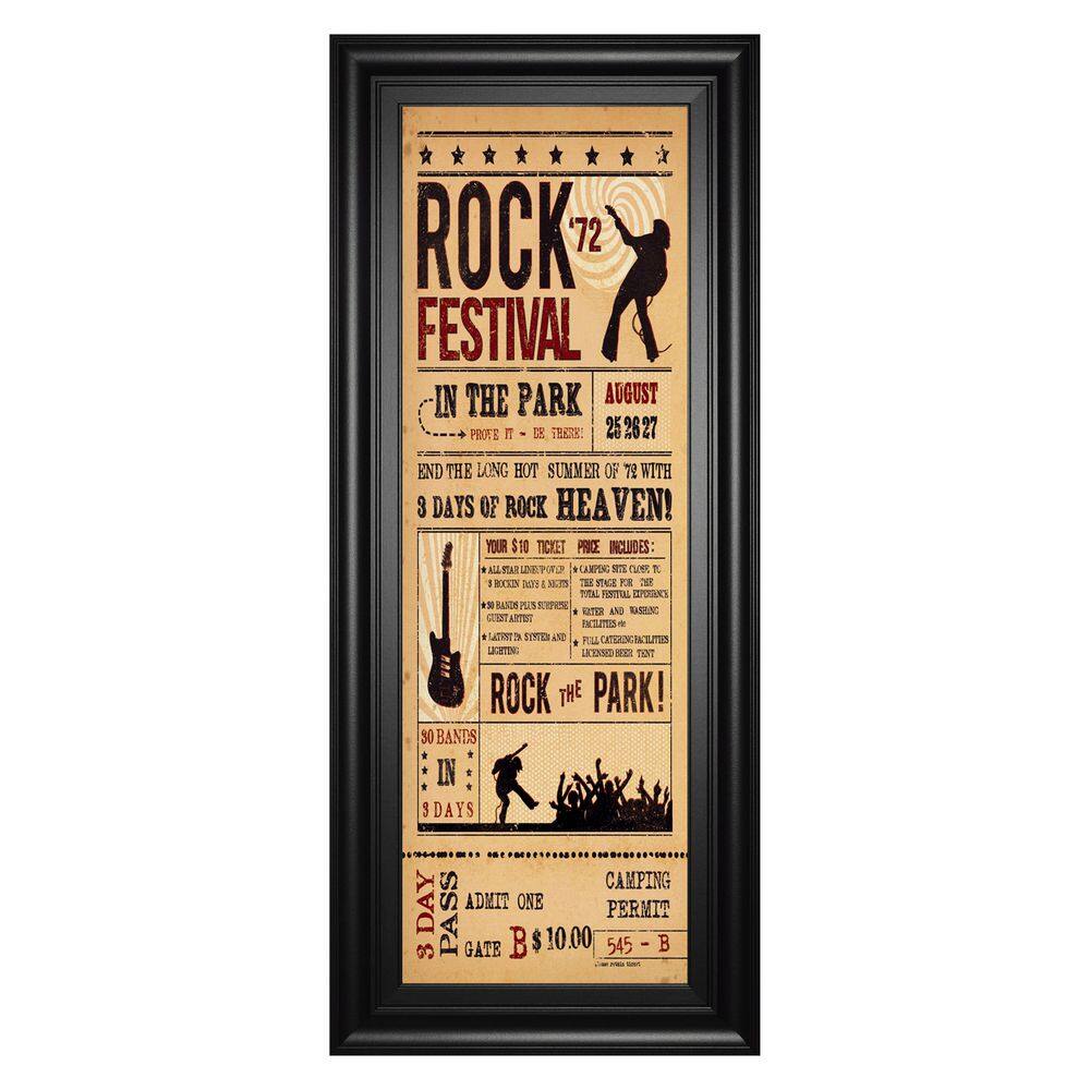 1 Piece Framed Graphic Print Music Graphic Print 42 in. x 18 in. price history on PriceWatchPro