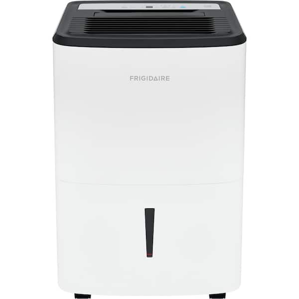 Frigidaire 50 pt. 1200 sq.ft. High Humidity Dehumidifier with Built-in. Pump and Bucket in White
