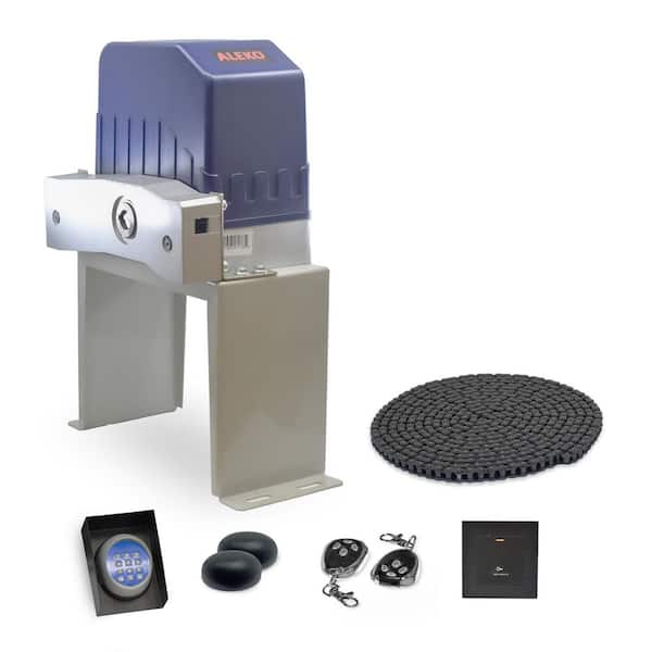 AC1400 40 ft. Length and 1400 lbs. Capacity Gate Opener Kit for Sliding Gates