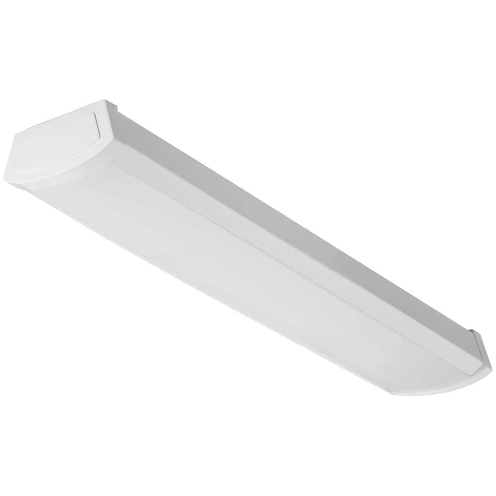 Sleek 24.75" White LED Energy Star Flush Mount for Indoor/Outdoor