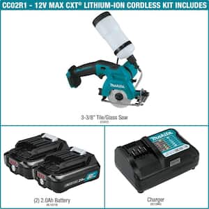 12V max CXT Lithium-Ion Cordless 3-3/8 in. Tile/Glass Saw Kit