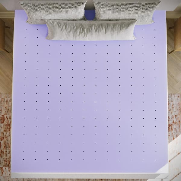 Carnegy Avenue King Memory Foam Mattress Topper
