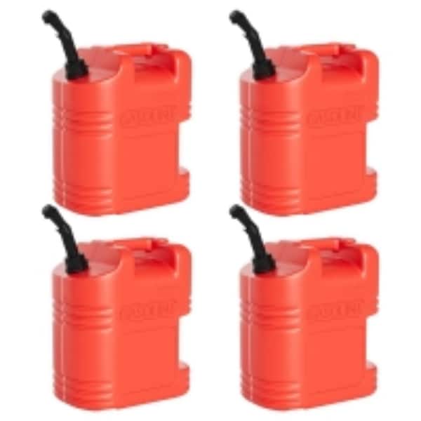 53L Marine Portable Fuel Transfer Tank, HDPE Can with Gauge, Vented Cap & Hose for Boats, Yachts & Generators
