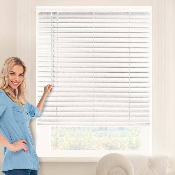Chicology Cordless Room Darkening 2 in. Vinyl Mini Blind, Perfect for Kitchen/Bedroom/Office & More- Pickled Oak-31"W X 64"L
