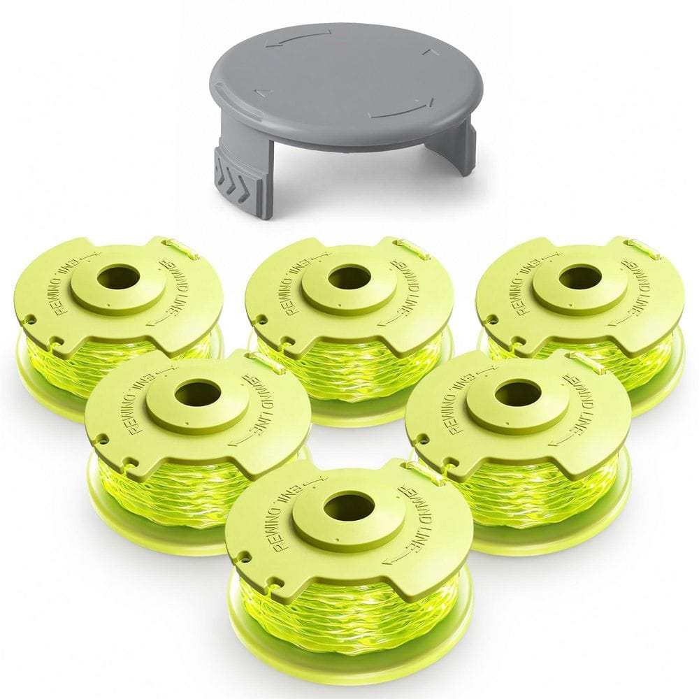 String Trimmer Refill Spool Compatible with Cordless Edger Trimmers AC80RL3 0.080 11FT 6 Pack 1 Cap price history on PriceWatchPro