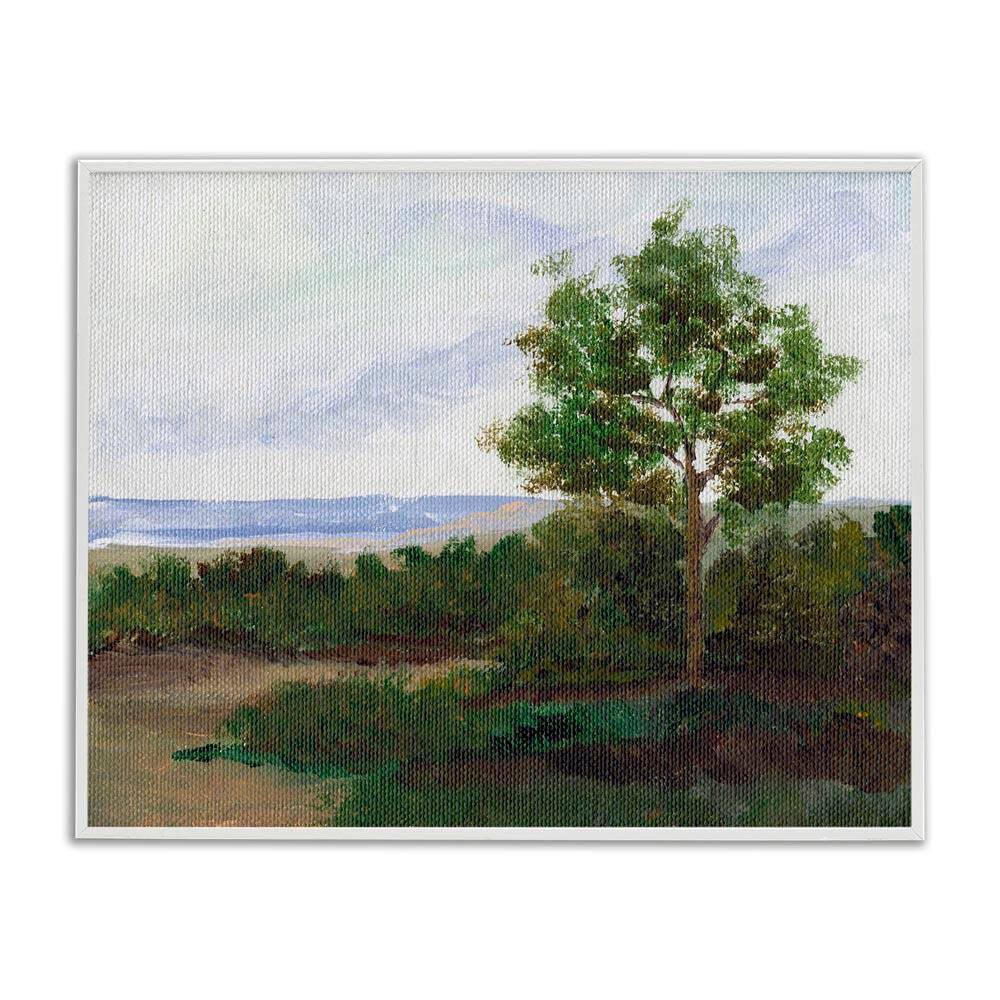 Summer Evening Landscape by Nikita Jariwala White Framed Nature Giclee Art Print 16 in. x 20 in. price history on PriceWatchPro