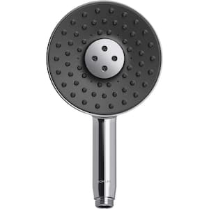 Statement 3-Spray Patterns with 2.5 GPM 5.125 in. Wall Mount Handheld Shower Head in Polished Chrome