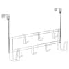 Liberty 18-1/2 in. Chrome Over-the-Door Hook Rack OTD8HK-CHR-U