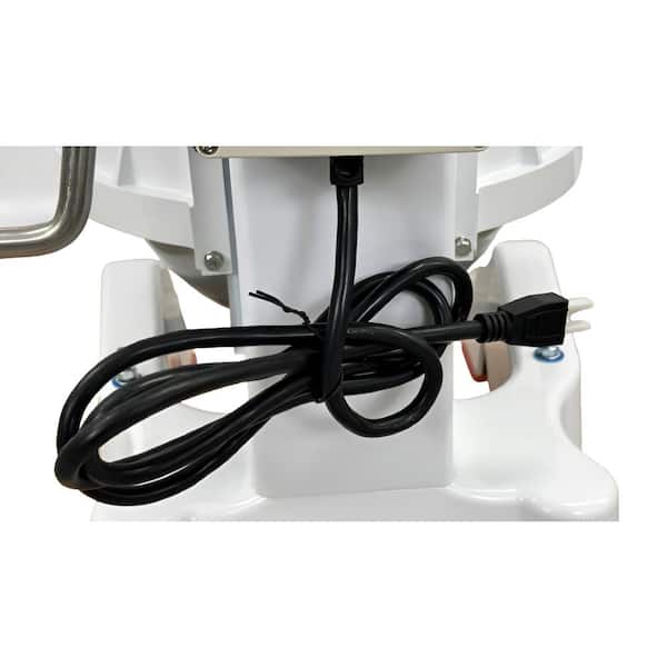 Elite Kitchen Supply 21.2 qt. 3-Speed White Commercial Dough Stand