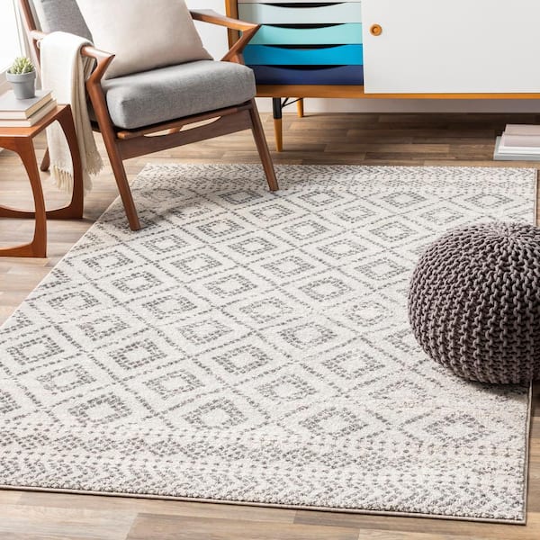 Cornetta Taupe 9 ft. x 12 ft. Area Rug