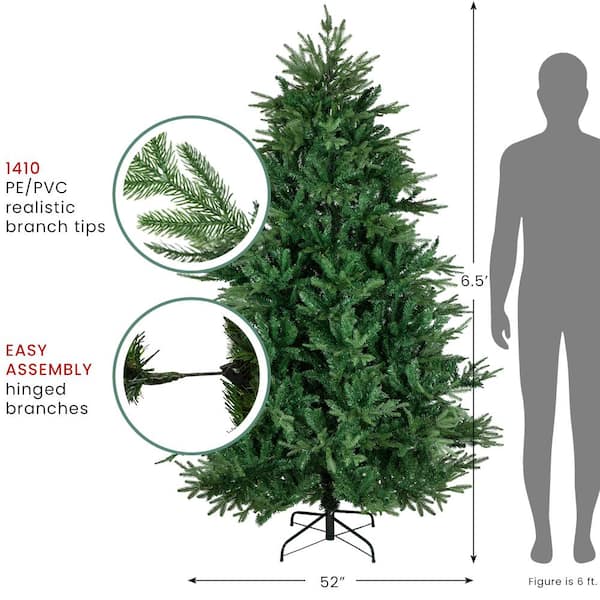 Northlight 6.5 ft. Juniper Pine Artificial Christmas Tree, Unlit
