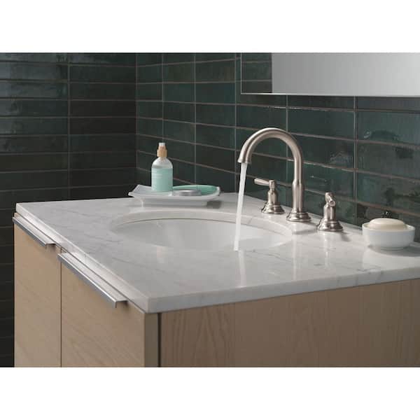 Delta Roe 8 in. Widespread Double Handle Bathroom Sink Faucet in