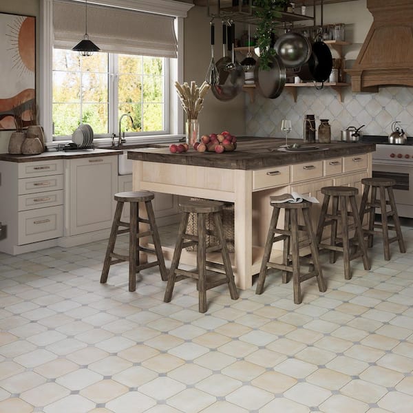 Laverton Octagon Arena with Taco Gris 8 in. x 8 in. Porcelain Floor and Wall Tile (11.25 sq. ft. /Case)