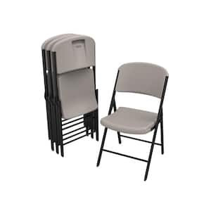 Putty Metal Outdoor Safe Folding Chair (Set of 4)