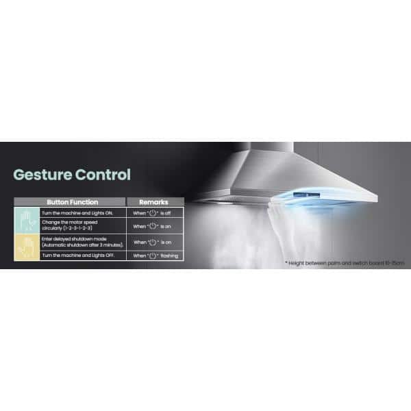 30 Inch Stainless Steel Convertible Wall Mount Range Hood