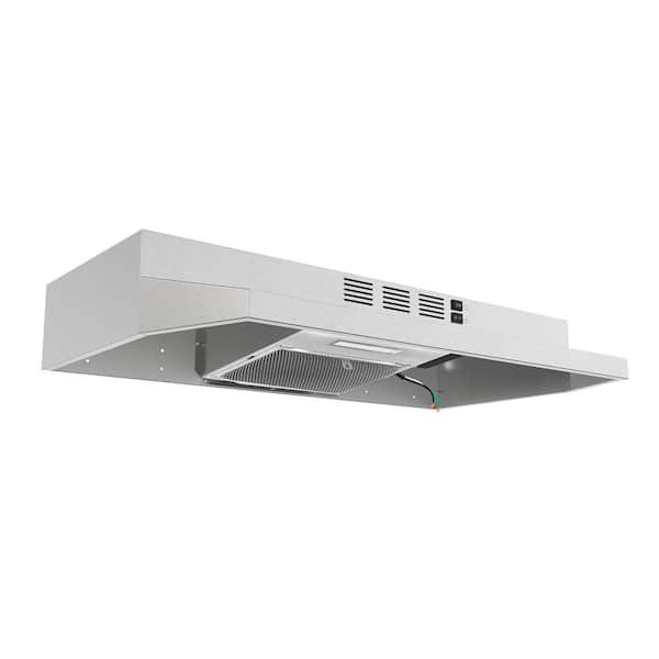 Forno Cappa 30 in. Under Cabinet Range Hood in Stainless-Steel, 200 CFM, Convertible