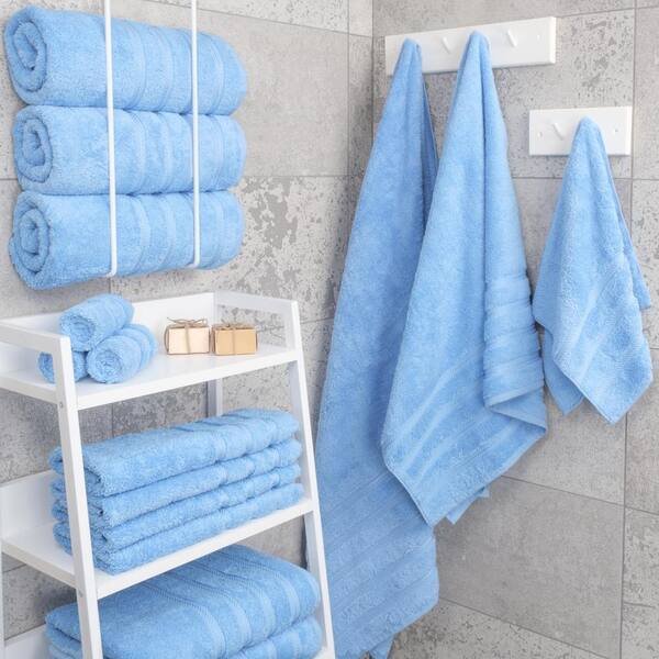 American Soft Linen Bath Towel Set, 4-Piece 100% Turkish Cotton Bath Towels,  27 x 54 in. Super Soft Towels for Bathroom, Brown Ed-4Bath-Brown2-E129 -  The Home Depot