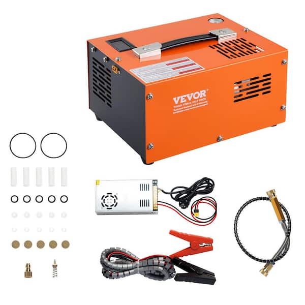 0.5 Gal. PCP Air Compressor 4500PSI/30Mpa Portable PCP Airgun Compressor with External Converter DC12V AC115V Electric