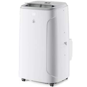 14000 BTU Portable Air Conditioner Cools 550 sq.ft. with Heate with Dehumidifier in White