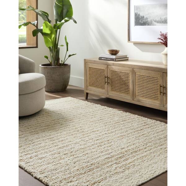Livabliss 8 ft. x 10 ft. Light Beige or Ivory Genevive GVV-2301