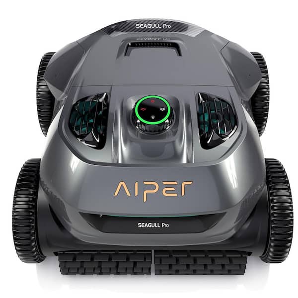 SG Pro Cordless Robotic Pool Vacuum-Automatic Pool Vacuum for In/Above/ Ground Pools up to 1600 sq. ft. Gray