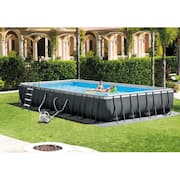 32 ft. x 16 ft. x 52 in. Ultra XTR Rectangular Swimming Pool Set with Pump