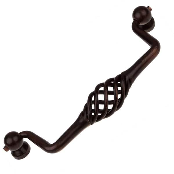 GlideRite 5 in. Center-to-Center Rustic Bronze Birdcage Dresser Drawer  Swing Bail Pull (10-Pack) 3038-ORB-10 - The Home Depot