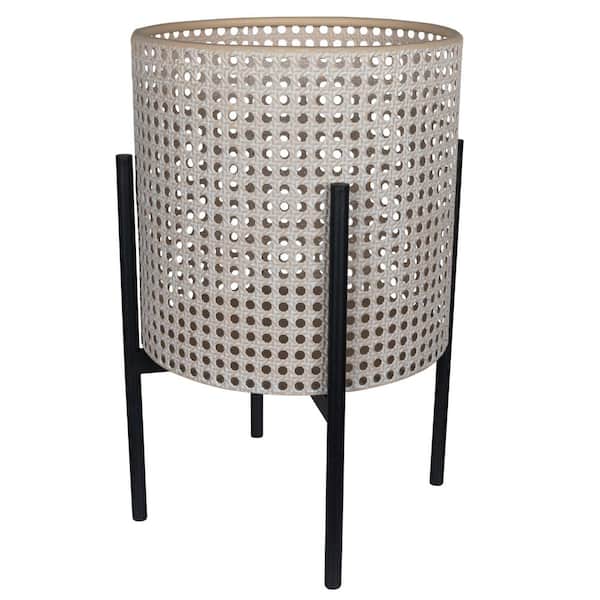 HomeRoots Victoria Tan Metal Planter