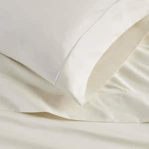 Luxury Egyptian 4-Piece Ivory Cotton King 500TC Sheet Set