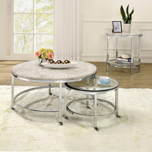 marion round end table