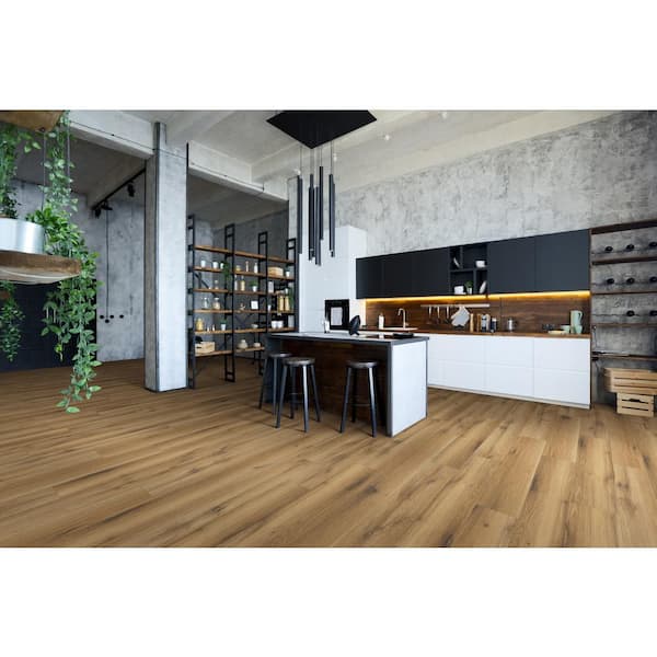 Selkirk Vinyl Plank Flooring-Waterproof Click Lock Wood Grain-4.5mm SPC  Rigid Core (48” X 7.2”) Lake Shore SK70005 (24sqft)/Box-Buy More Save More  in 2023