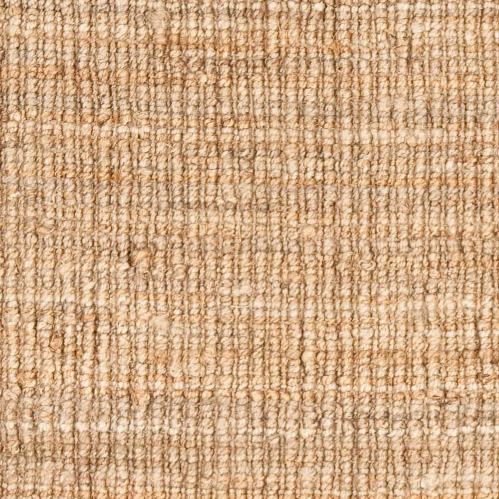 Natural Handwoven Jute Square Area Rug, 6' x 6'
