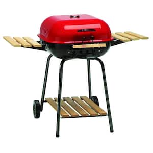 Swinger Charcoal Grill in Red
