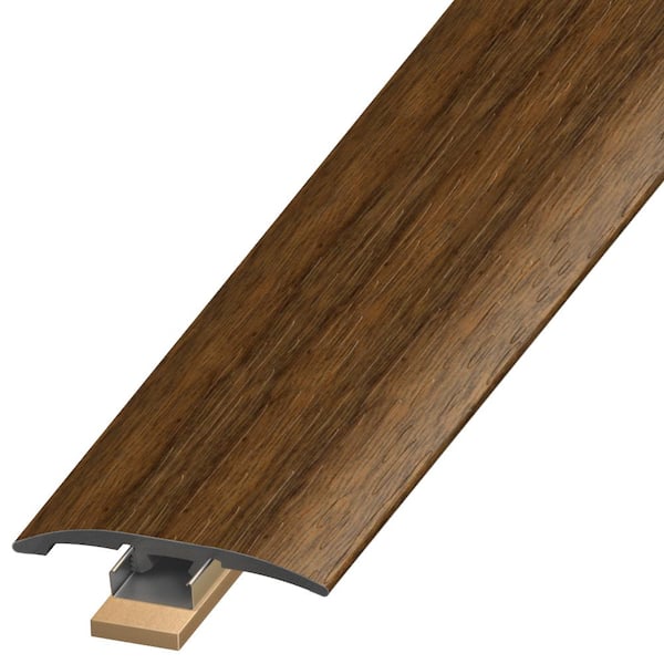 Classy Chic Brown to Earth 0.25 in. T x 2 in. W x 94 in. L 3-in-1 Transition Molding