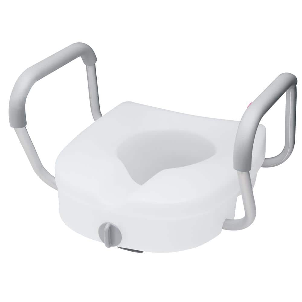 [:fr]Siège de toilette 5 pouces avec appuie-bras [:en]Elevated raised  toilet seat 5 inch[:]