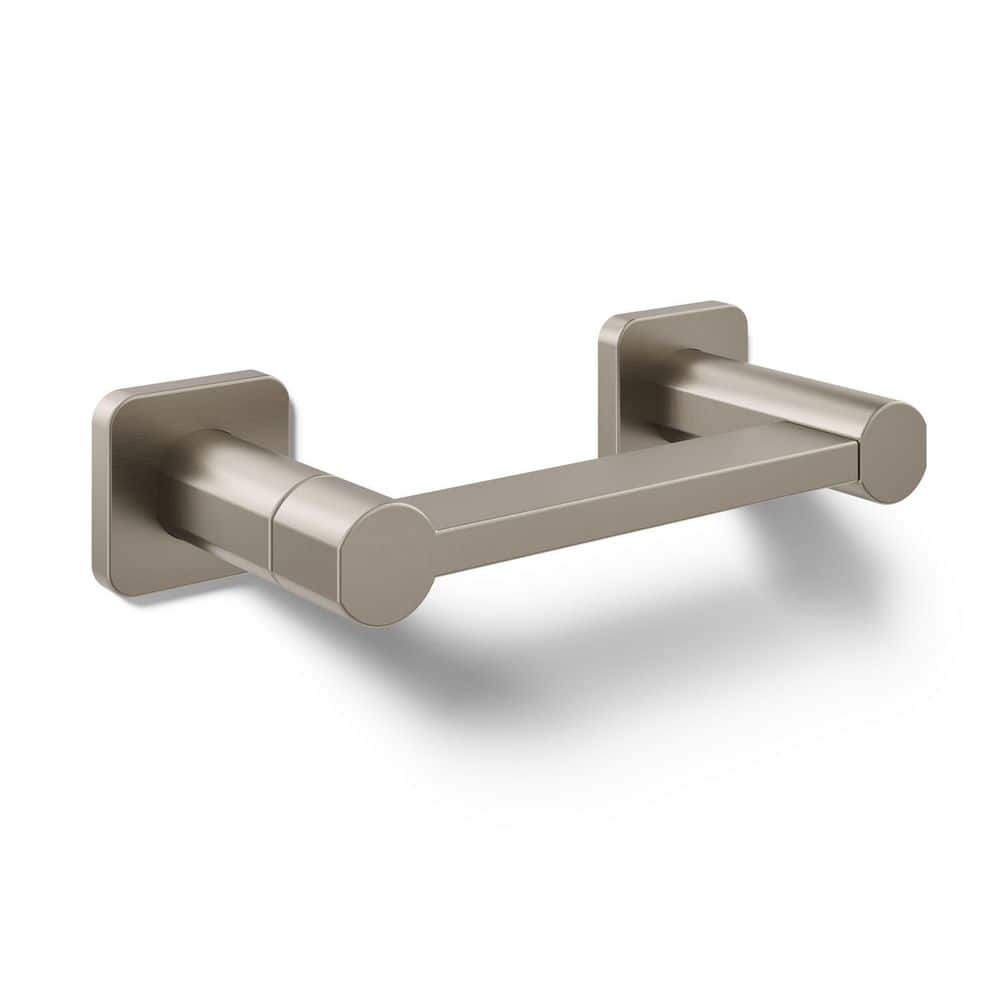 Parallel Pivoting Toilet Paper Holder in Vibrant Brushed Nickel