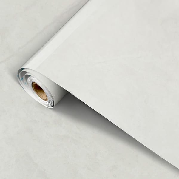 ilemong Marble Contact Paper Self Adhesive Peel, Stick Wallpaper Removable Kitchen Countertop Paper (Beige 23.6 in. x 196.8 in.)