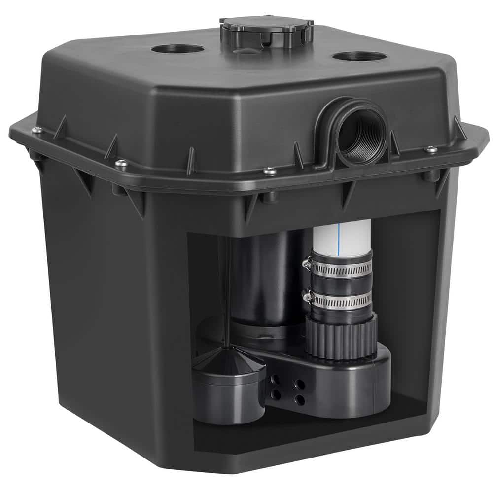 Utility Sink Pump 1/3 HP 120-Volt 2900 GPH 25 ft. Head Under-Sink Sump Pump System with 6 gal. Basin Automatic price history on PriceWatchPro