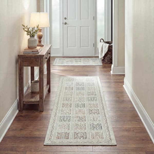 Isla Multicolor 2 ft. x 6 ft. Geometric Traditional Runner Area Rug