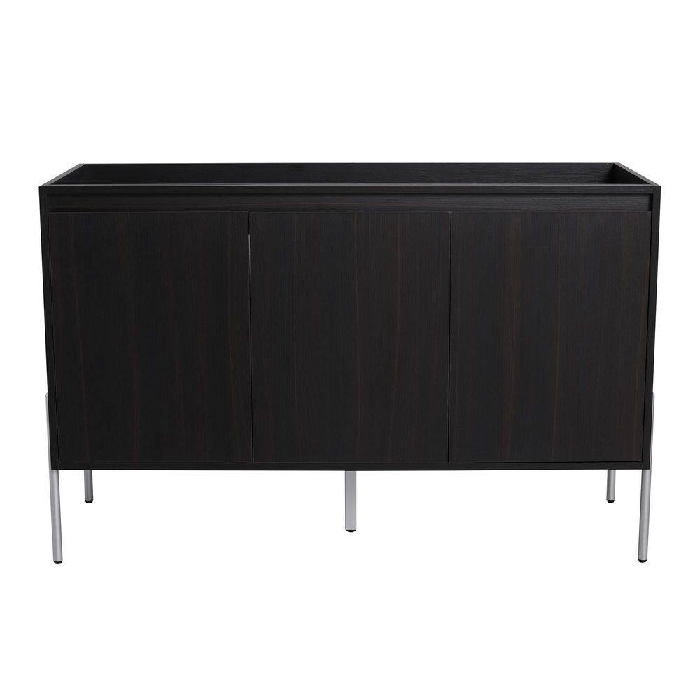 46.88 in. Freestanding Bath Vanity Cabinet without Top in Dark Oak Unassembled price history on PriceWatchPro