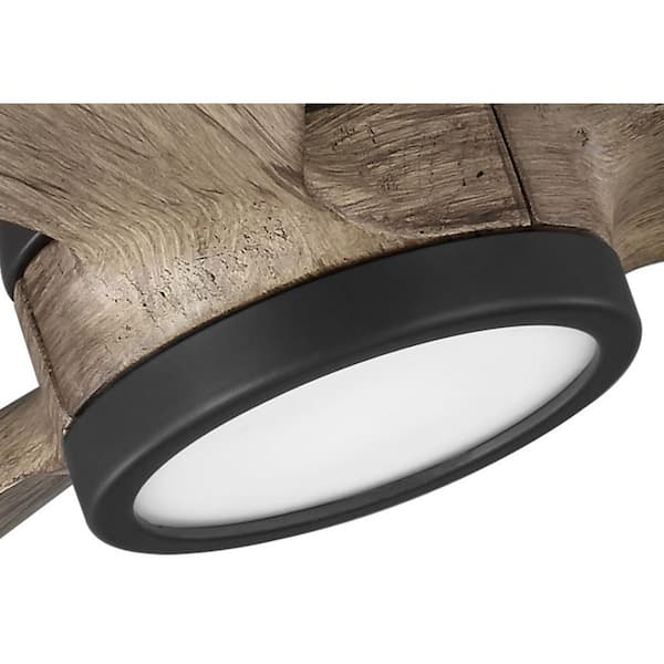 Farris 60 in. Indoor Integrated LED Graphite Modern Ceiling Fan with Remote for Living Room and Bedroom