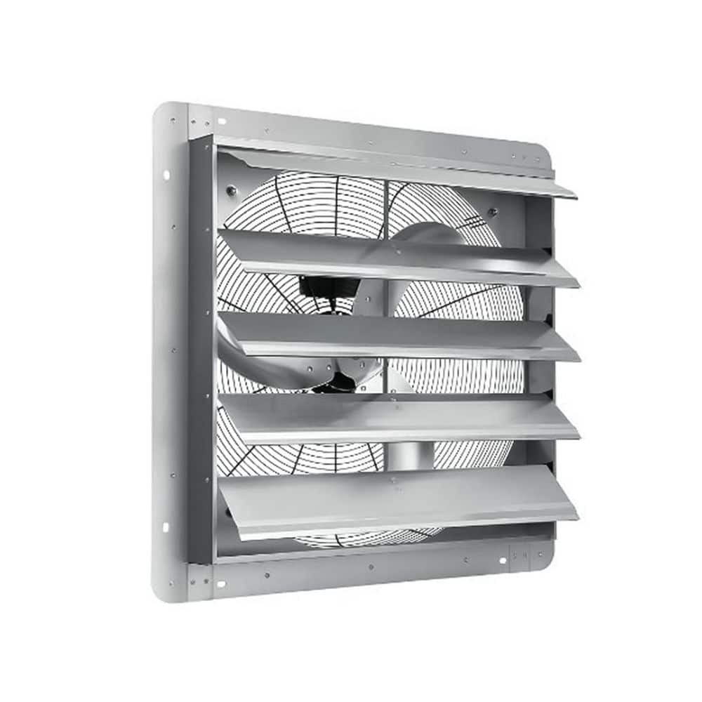 High-Speed Airflow Wall Mounted Shutter Exhaust Fan-24 in. Aluminum Ventilation, 3837 CFM, Automatic Louver price history on PriceWatchPro