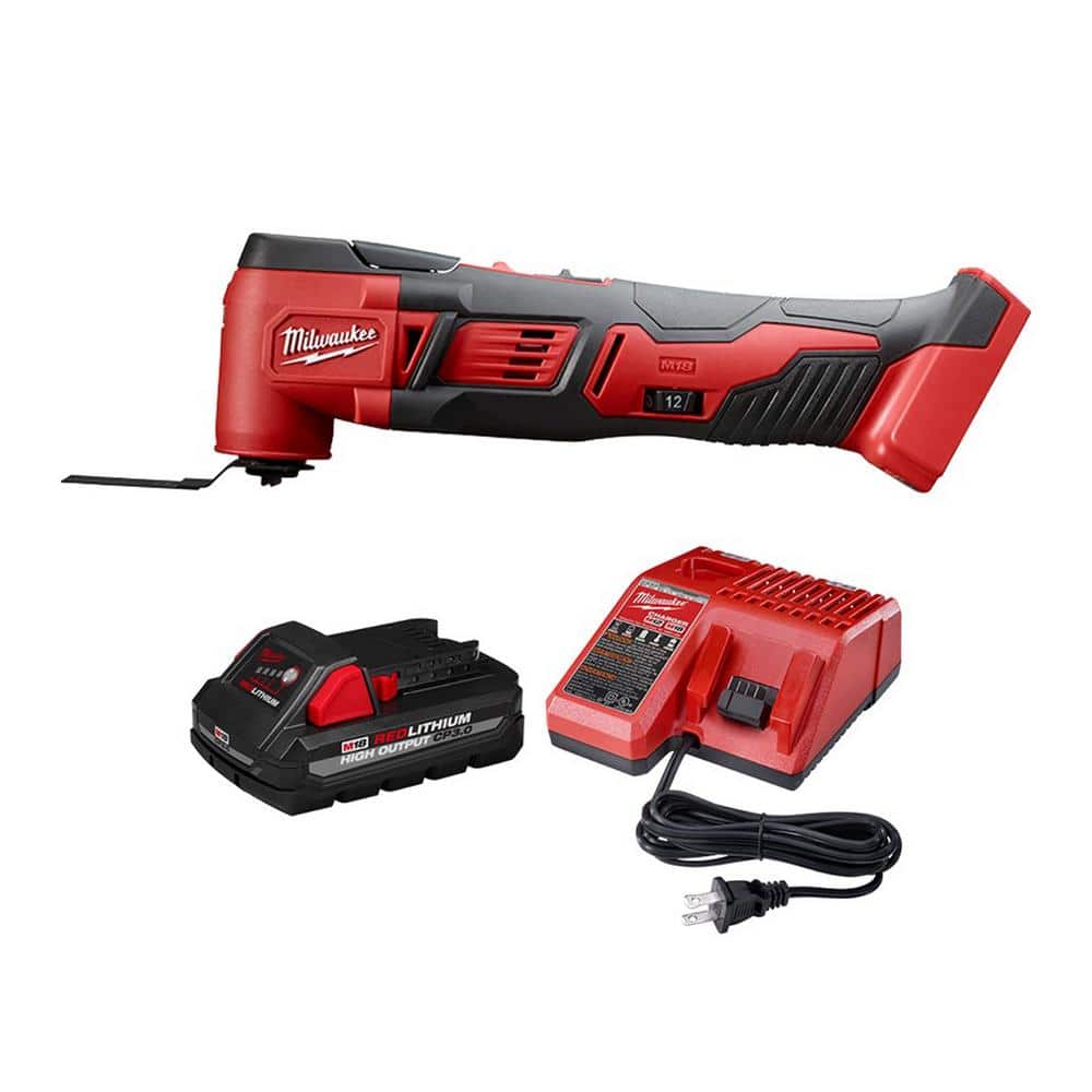 Milwaukee M18 18V Lithium-Ion Cordless Oscillating Multi-Tool with 3.0Ah  Battery and Charger 2626-20-48-59-1835 The Home Depot