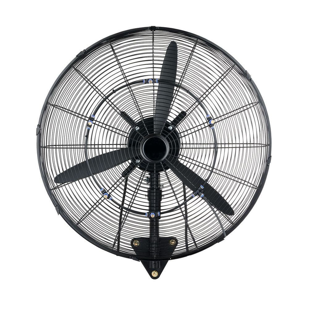 24-in. Wall-Mounted Fan with Oscillation & Mist, 3-Speed Settings, IP44-Rated, Extended Airflow for Various Settings price history on PriceWatchPro
