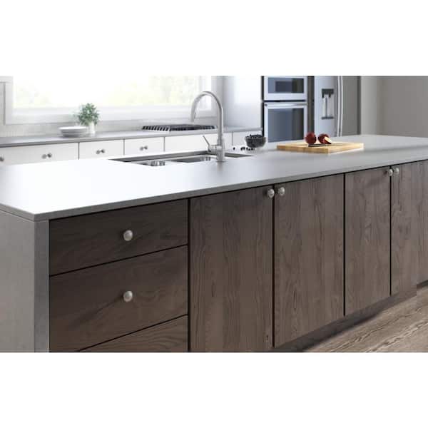 Liberty - Contempo 1-1/2 in. (38 mm) Classic Satin Nickel Round Cabinet Knob