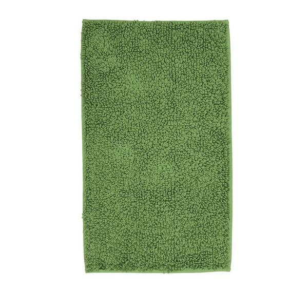 The Company Store Company Cotton Chunky Loop Green Apple 24 in. x 40 in. Bath Rug