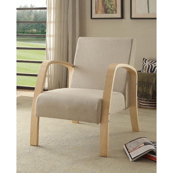 4D Concepts Danish Natural Polyester Arm Chair