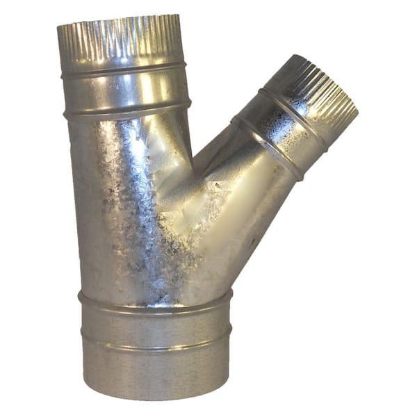 Speedi-Products 6 in. x 4 in. x 4 in. Wye Branch HVAC Duct Fitting